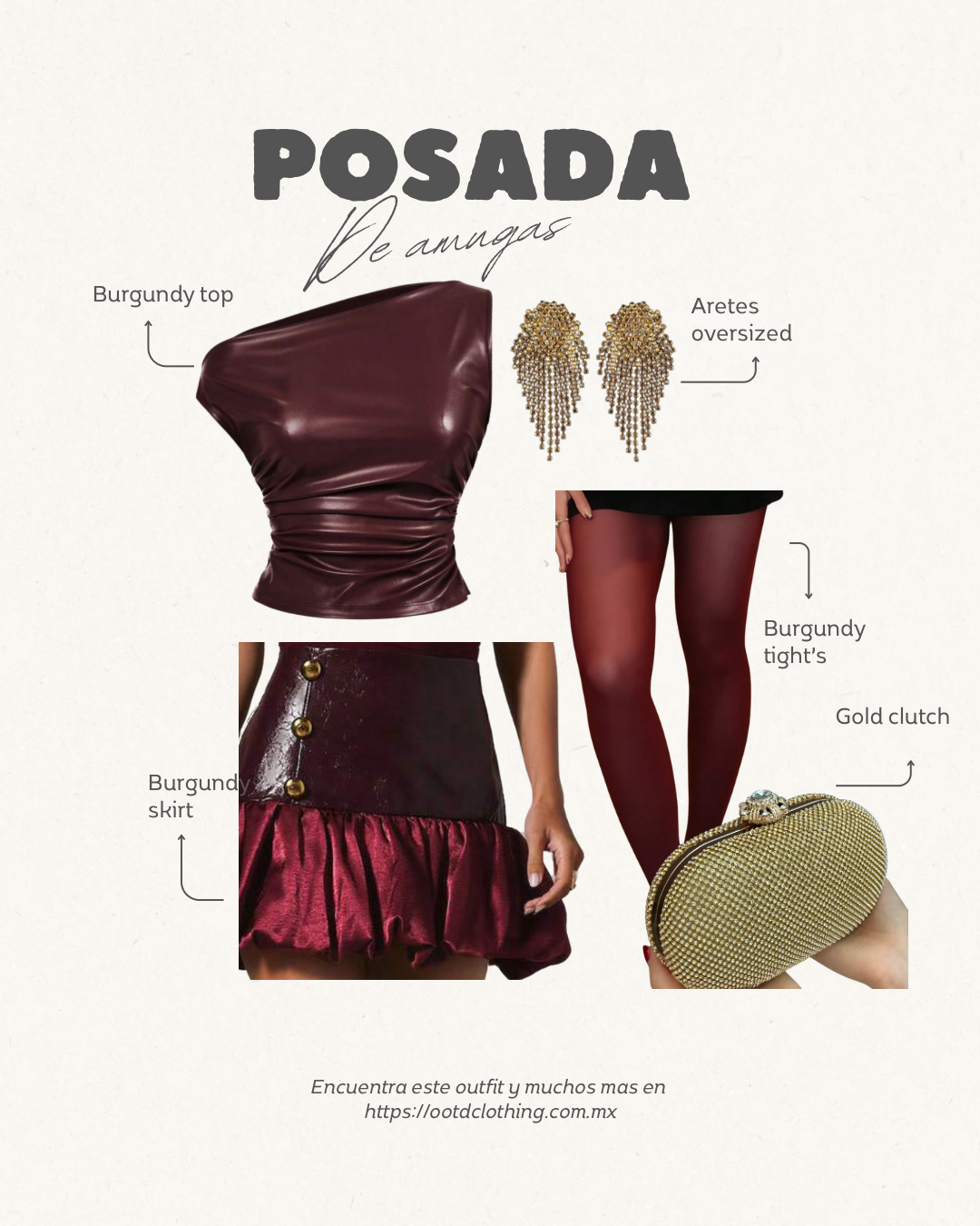 Bolso de noche con diamantes de imitación Plata/Dorado.