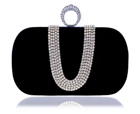 Bolsos de noche de terciopelo de lujo para mujer.