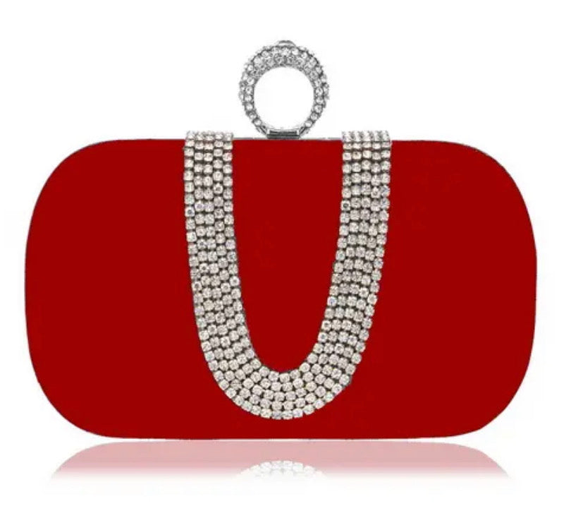 Bolsos de noche de terciopelo de lujo para mujer.