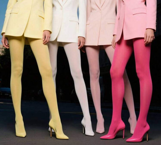 Media: amarillo pastel, blanco, rosa Valentino y rosa pastel