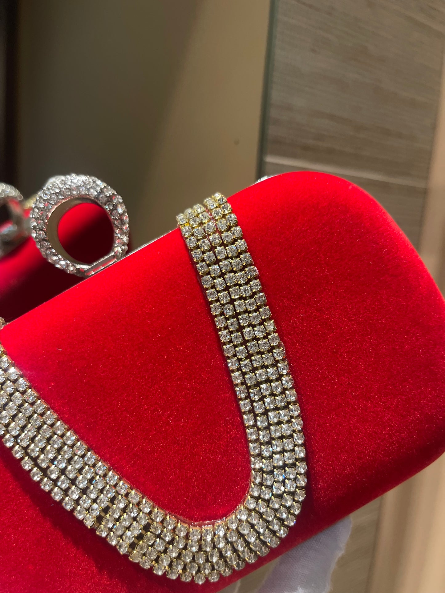 Bolsos de noche de terciopelo de lujo para mujer.